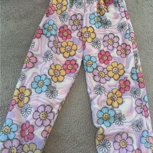 Colorful Floral Kids Pajama Bottoms